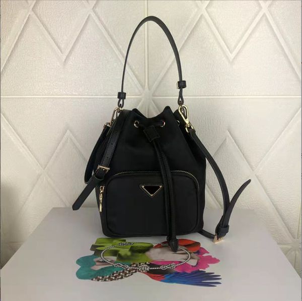 

bucket bag women designer nylon handbag mini tote small luxurys shoulder crossbody bags ladies nano purses