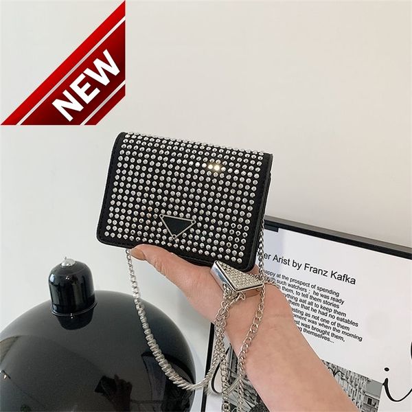 

12% off 2022 new fashion trendy bags high sense female spring and summer mini diamond inlaid chain waist fashionable foreignbynn
