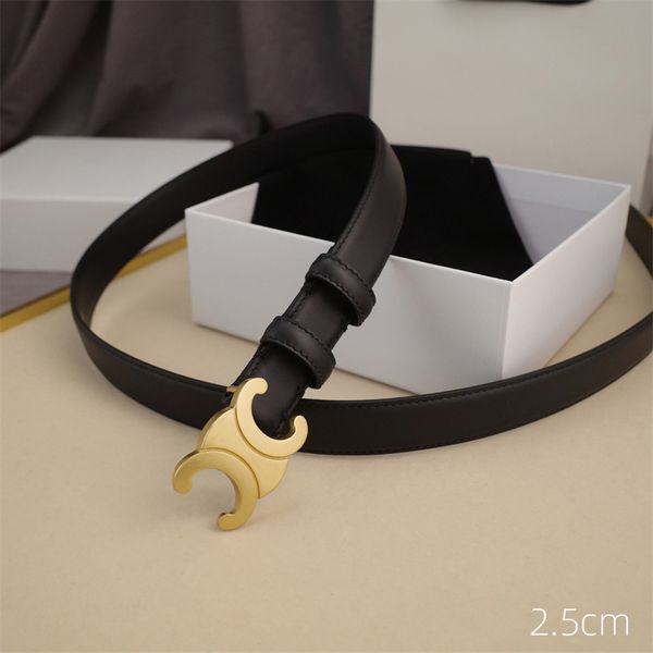 

men designer belts fashion business casual belts luxurys brands waistband woman classic smooth buckle cowskin belt width 2.5cm, Black;brown