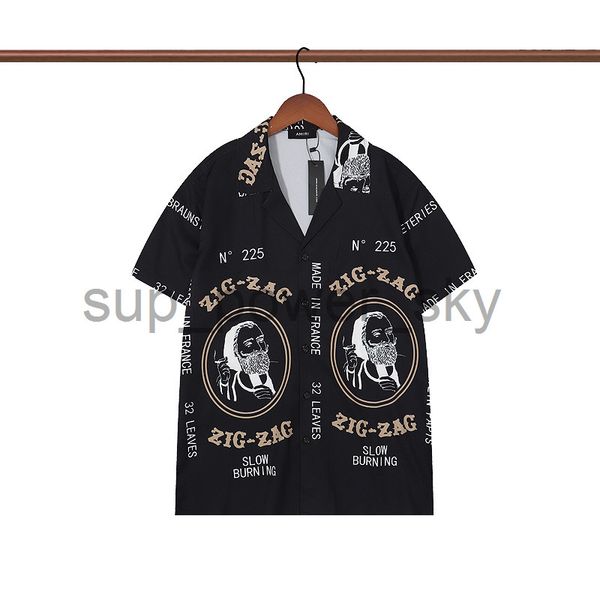 

2022 amirs new shirt mens casual tee designer original single fashion short letter printing multicolor with summer, White;black
