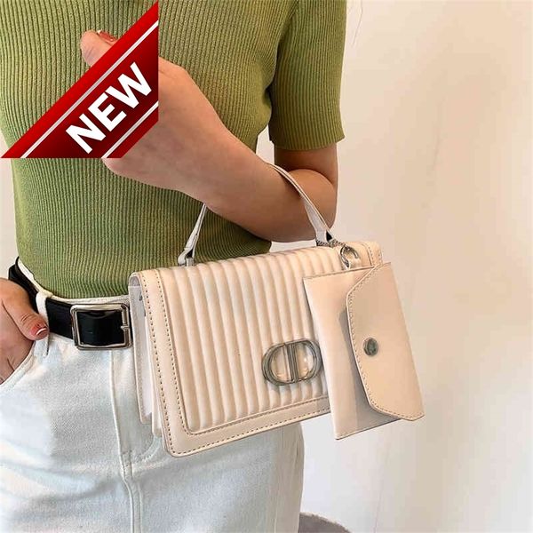 

explosive models 64% off 2022 new fashion handbags striped pearl embossed square textureiha8