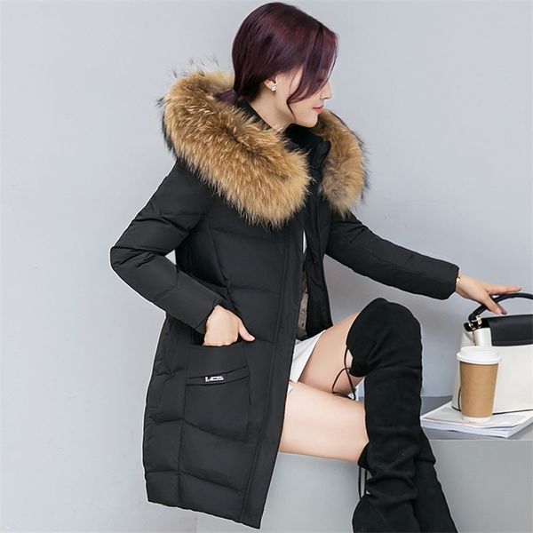 

women's down parkas warm winter jacket zipper winter coat women short parkas warm down cotton jacket 220916, Black