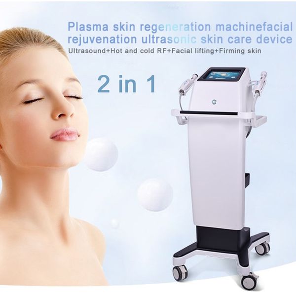 

portable ultrasound rf beauty equipment plasma pen acne treatment face lifting wrinkle removal skin whitening tightening machine with cold a