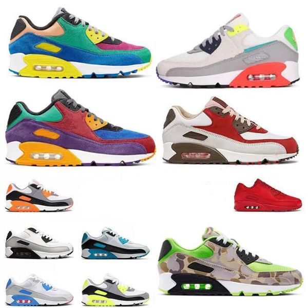 

90 maxes running shoes mens women black white max classic cushion outdoor casual training sports sneakers