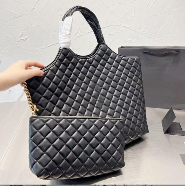 

icare designer tote shopping bags luxury tots bag lambskin large shoulder genuine leather women the totes bags crossbody lady fashion handba