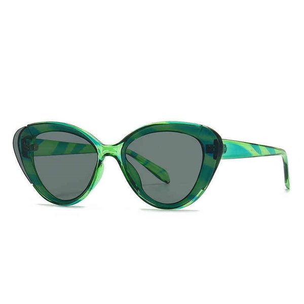 

sun glass 2022 new fashion eye oval women's sunglasses sunglasses 9145, White;black