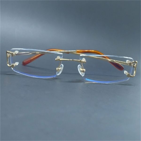 

glasses sale designer eyeglasses frame rimless men and women rectangle transparent clear eye carter prescription eyewear, White;black