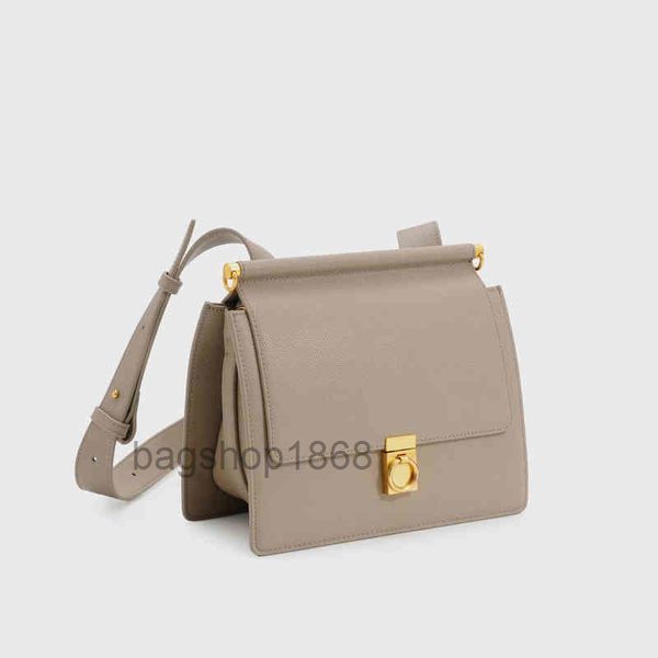 

designer bag french niche design high sense autumn and winter single shoulder bag diagonal straddle handbag real leather bag fashion