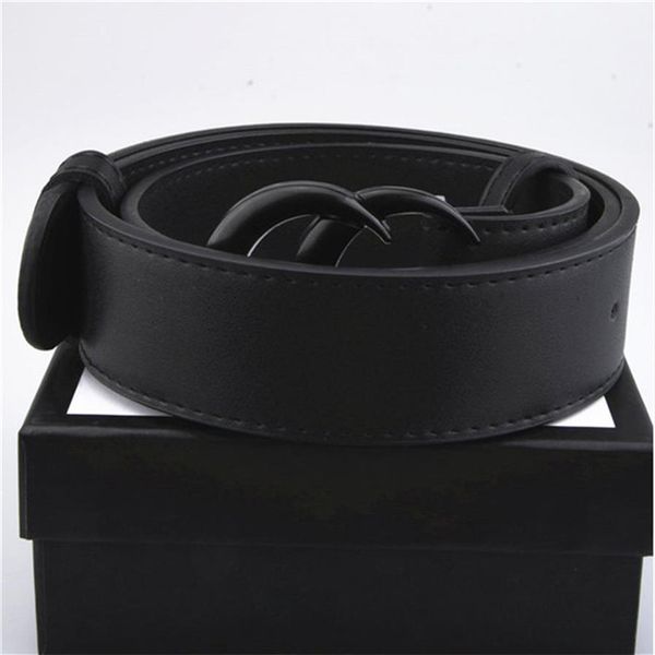 

2021fashion woman man leather belt men's women's lady bridal belts g big gold buckles party jeans with box210n, Black;brown