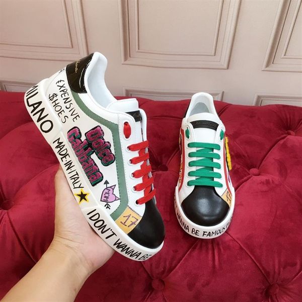 

men designer shoes brown trainers flowers shoe popular luxury designers genuine leather chaussures casual sneakers wholesal235i, Black