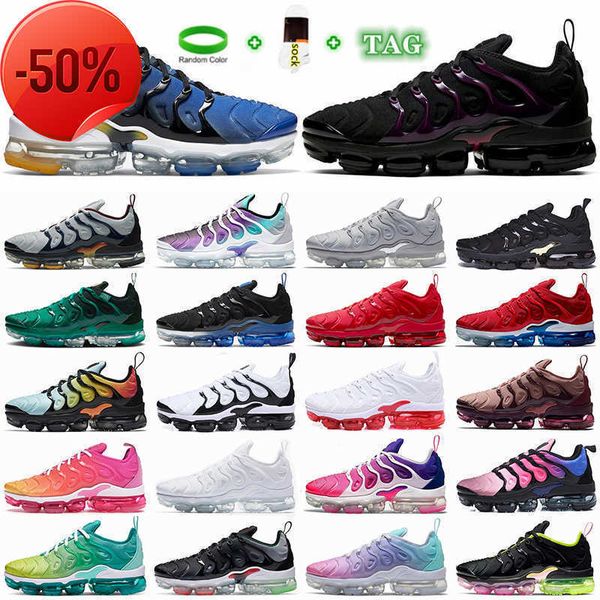 

dunks lows 2023 tn plus mens running shoes big size us 13 trainers white red summer sunset black royal midnight blue womens sneakers bjq9, Black;pink