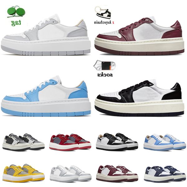 

nk shoe mens new jumpman 1s low elevate platform basketball shoes 1 classic black white university blue gold onyx unlv silver toe off bred r