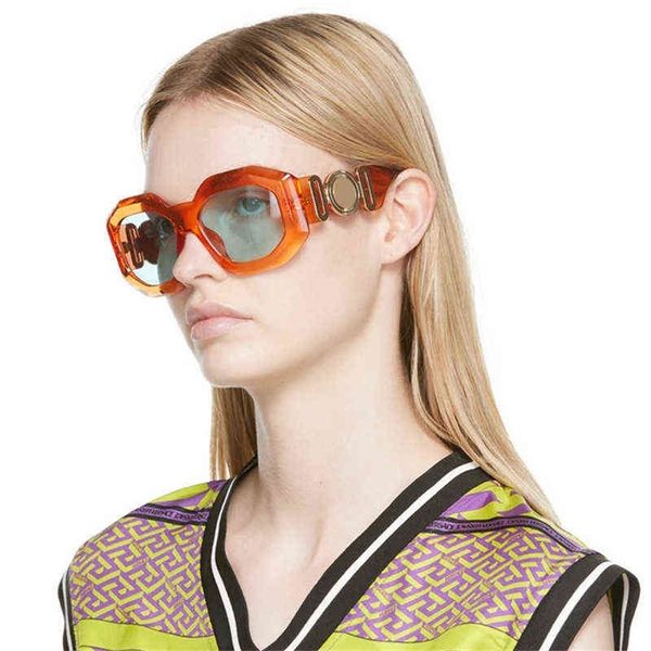 

sun glass new fashion large frame women's sunglasses glasses style head sunglasses advanced feeling, White;black