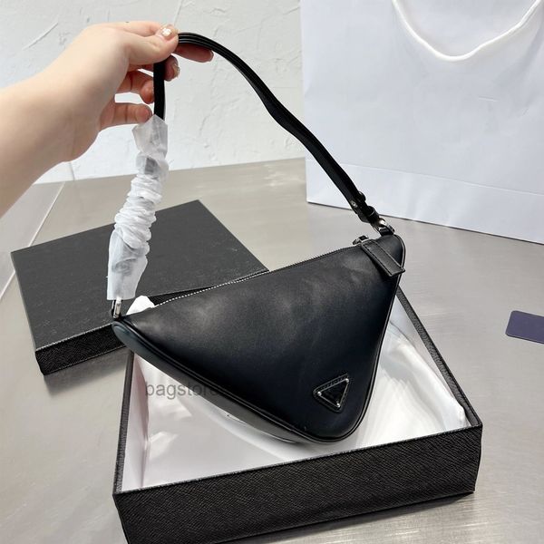 

designer women bag triangle shoulder bags small tote crossbody handbags new fashion men leather strap