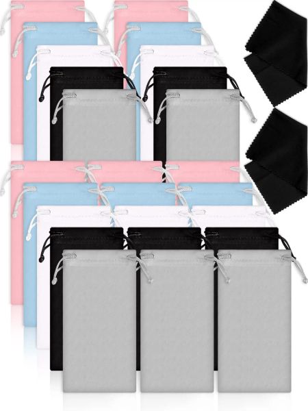 

sunglasses cases bags l microfiber case pouch bag glasses soft with eyeglass cleaning cloth drop delivery 2022 yydhhome am6fc