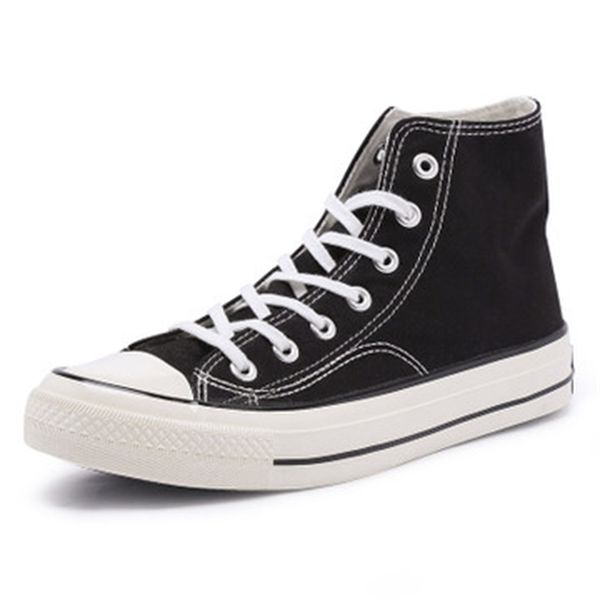 

dress shoes men canvas men fashion summer casual sneakers high women students vulcanize flats 1 spring 220915, Black