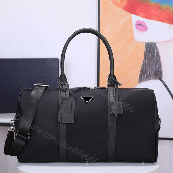 

men fashion duffle bag triple black nylon travel bags mens handle luggage gentleman business tote with shoulder strap rave reviews