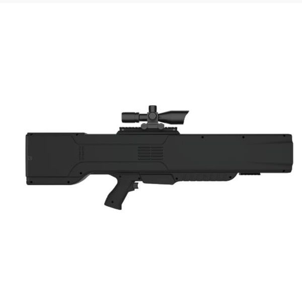 

portable counter drone device for sing ille gal drone flying uav equip ment cut off remote signal ca tch jam mer, Silver