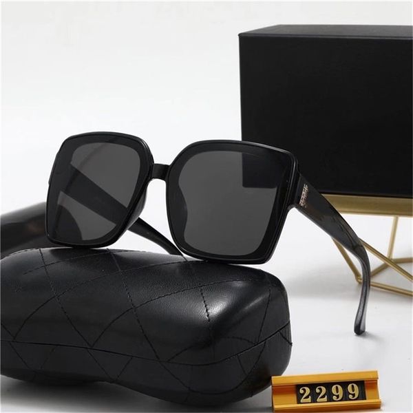 

new men's and women's sunglasses fashion large box 2299, White;black