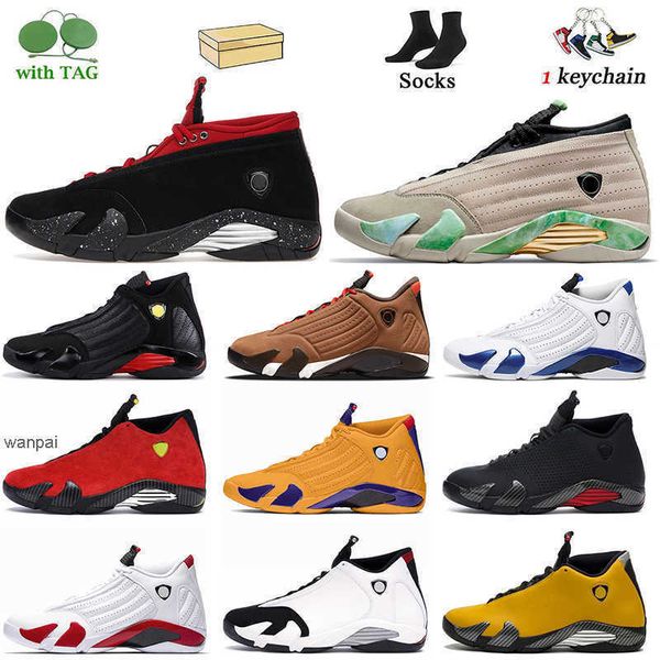 

shoes jumpman 14s basketball shoes 14 sports sneakers red lipstick aleali may fortune winterized archaeo brown hyper royal thunder jordens, Black