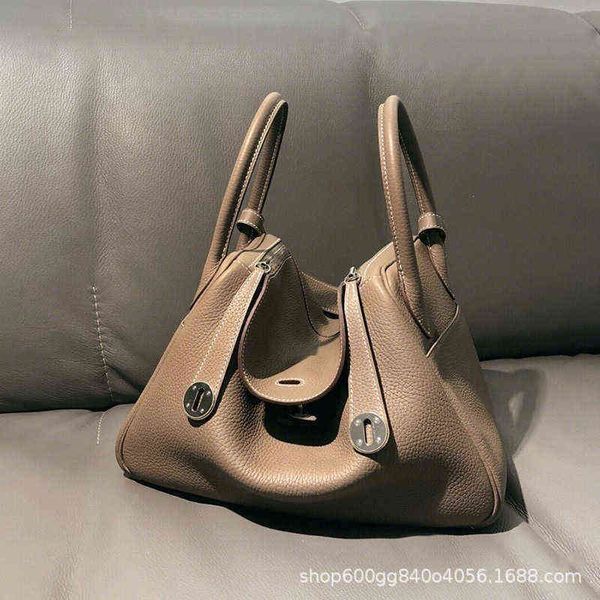 

bags herme crossbody lindys premium leather underarm small women's head versatile pillow one shoulder messenger