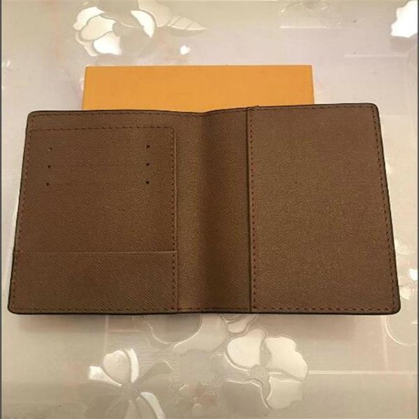

luxury designer brand women wallets leather passport cover brand credt card holder men business passport holder wallet 8573283q, Brown;gray