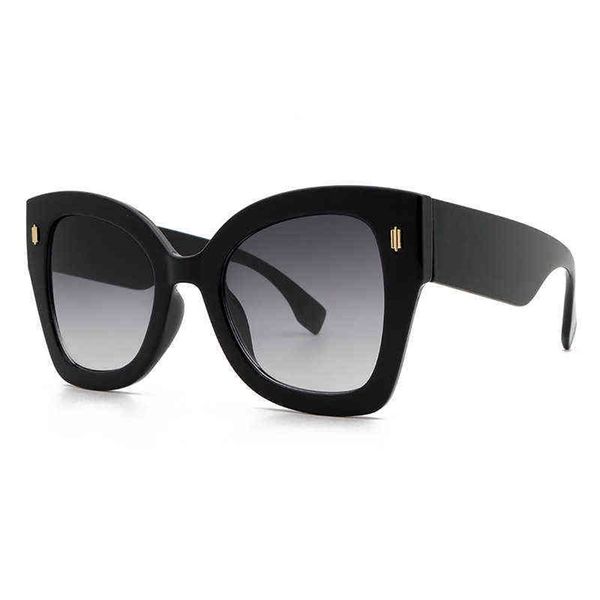 

sun glass new street shooting fashion large frame sunglasses women's sunglasses, White;black