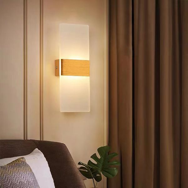 

simple l living room background wall lamps personality barthroom staircase aisle led lighting modern bedroom bedside decorative lamp new acr