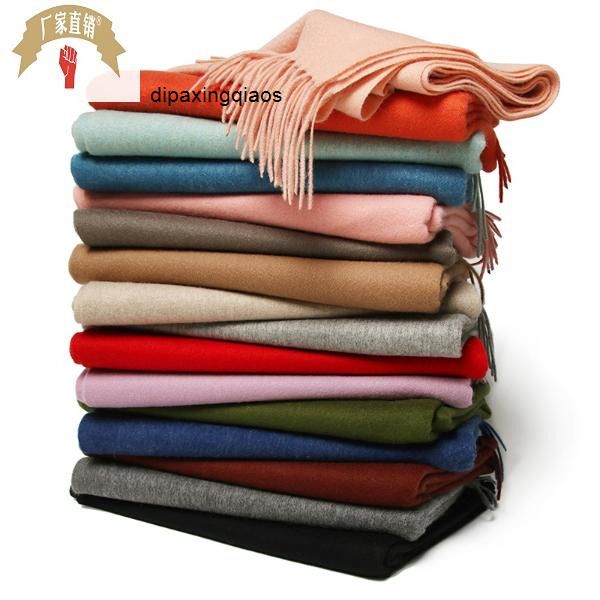 

designer scarf acne sweden studios 2020 new ac brand large shawl wool women's winter solid color winter scarf, Blue;gray