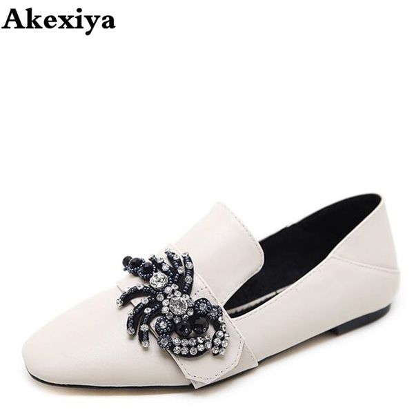 

dress shoes women diamond shoes spring summer single breathable korean fashion shallow mouth flat 220915, Black