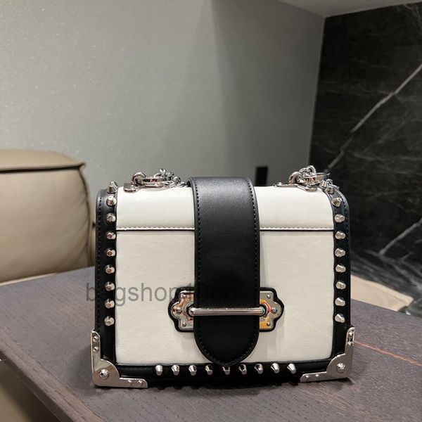 

22s designer bag bags fashion rivet bag cool girl shoulder-bags leather strap women -bag designer clutch-bag young cross-bags s