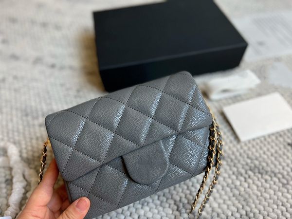 

5a quality channel brand designer shoulder bags mini crossbody bag luxury designs women handbags lambs leather clutch with badge