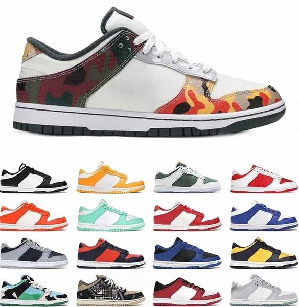 

mens womens dunks sail multi camo casual running shoes low georgetown sneakers unc purple green mens trainers 12 v97g#, Black