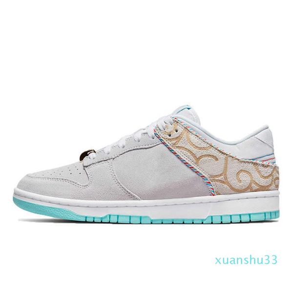 

luxurys designers sb casual sports shoes animal dunks paisley unc blue raspberry women men trainers union low bart simpson green barber290s, Black