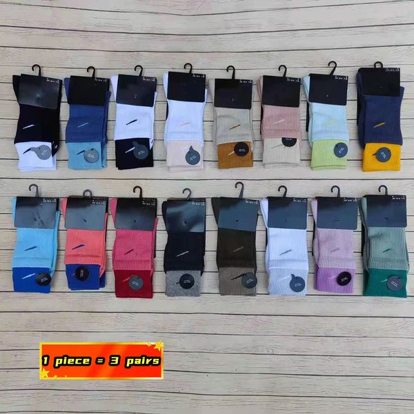 

men's socks suvannai kester color splice pseudo two and women's mid length sports towel bottom, Black