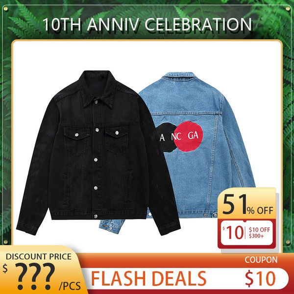

men's jackets classic denim jacket designer fashion coats size m-xxl, Black;brown