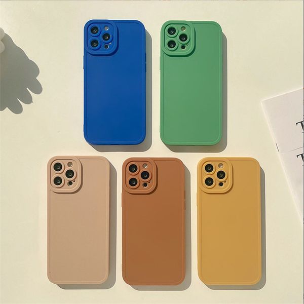 

beautiful pure phone cases for iphone 14 pro max cover capa shell funda soft liquid silicone case fit apple 14 13 12 11 pro etc. dhl