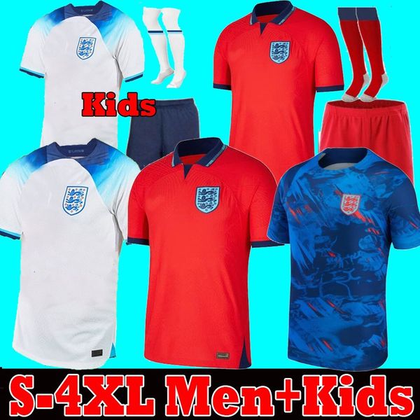 

englands foden soccer jerseys 2022 kane sterling grealish rashford mount sancho saka 22 23 national football shirt men kids kit uniform 3xl, Black;yellow