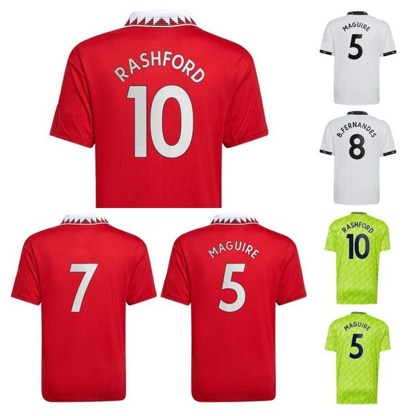 

2022 2023 rashford casemiro martinez eriksen soccer jersey sancho cavani antony b. fernandes fred man kids football shirt kit set uniform 22, Black