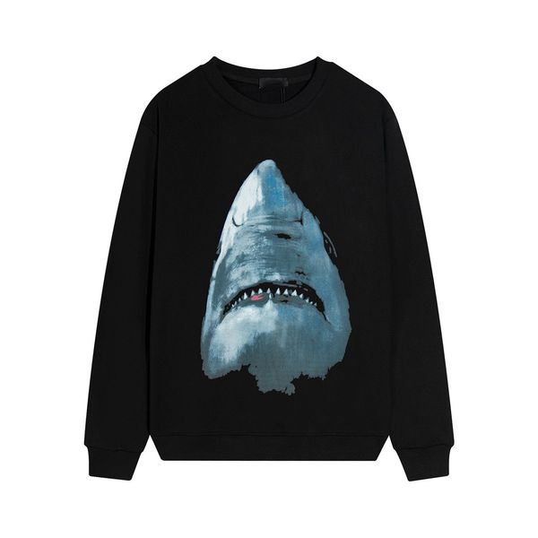 

men's hoodies & sweatshirts designer classic crew neck sweaters chest letter sweater fashion animal print women casual autumn winter ho, Black