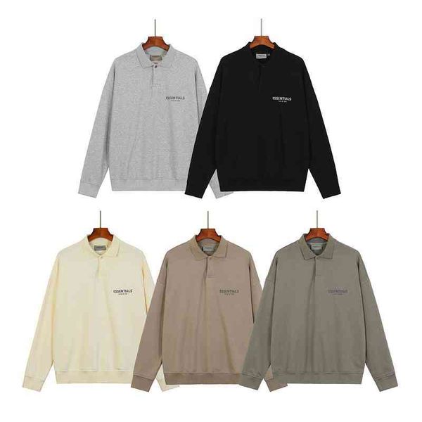 

designer luxury men's hoodies cotton comfortable sweatshirt fog fearr of goddess double lineessentilass loose fashion brand men's, White;black