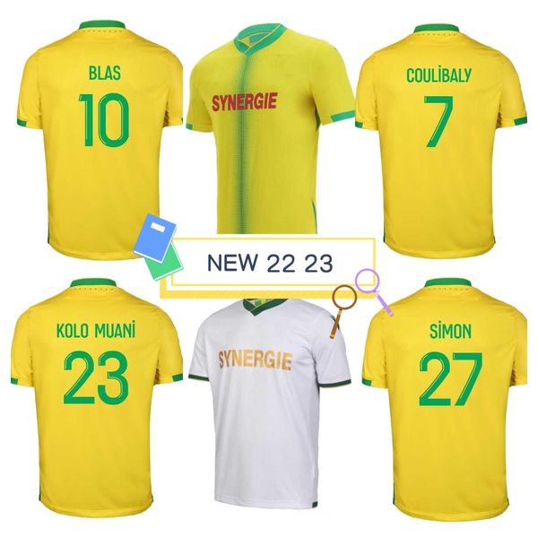 

22 23 maillots fc nantes etoile soccer jerseys 2022 2023 sissoko coulibaly blas kolo muani simon 17 girotto football shirt men jersey, Black