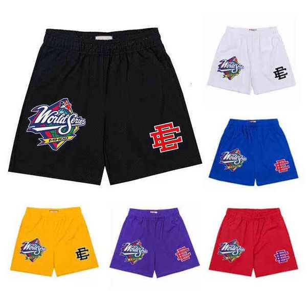 

men's shorts eric emanuel ee basic mens shorts basketball sportpants tide women fitness short mesh breathable beach pants sports series, White;black