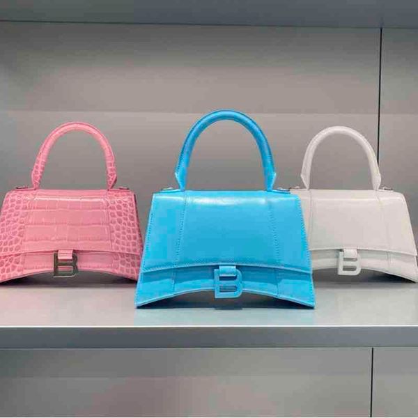 

designer bags balenciga hourglass correct women luxurys handbag wowomen leather light luxurys cross portable fashion high version shoulder