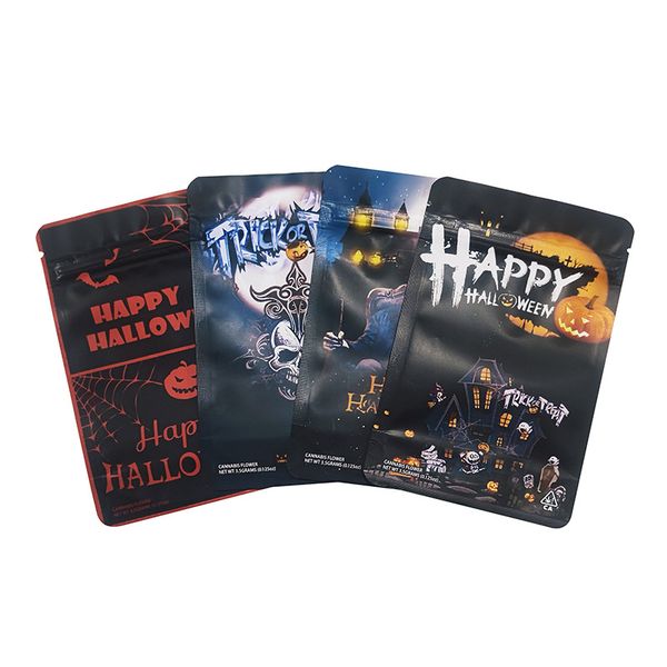 

halloween 3.5g cartoon laser candy bags self sealing bag packaging bag