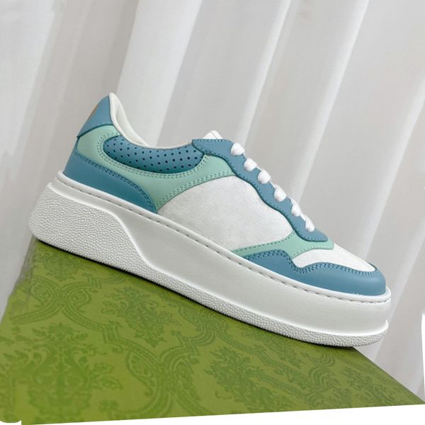 

classic stitching color matching biscuit shoes casual white shoe men and women low-sneakers size 35-44