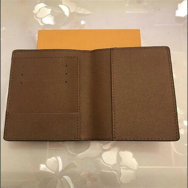 

luxury designer brand women wallets leather passport cover brand credt card holder men business passport holder wallet 8573253p, Brown;gray