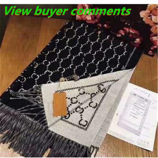 

winter gradient fashion silk scarf new arrival man womens shawl scarf 3 style letters scarves size 60-190cm 43j, Blue;gray