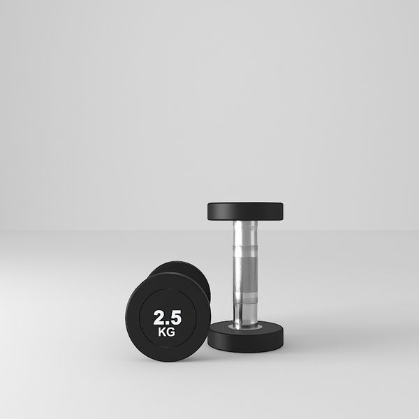 

round headed dumbbell tasteless full weight 2.5kg-25kg fixed iron clad in gym fitness equipments motion