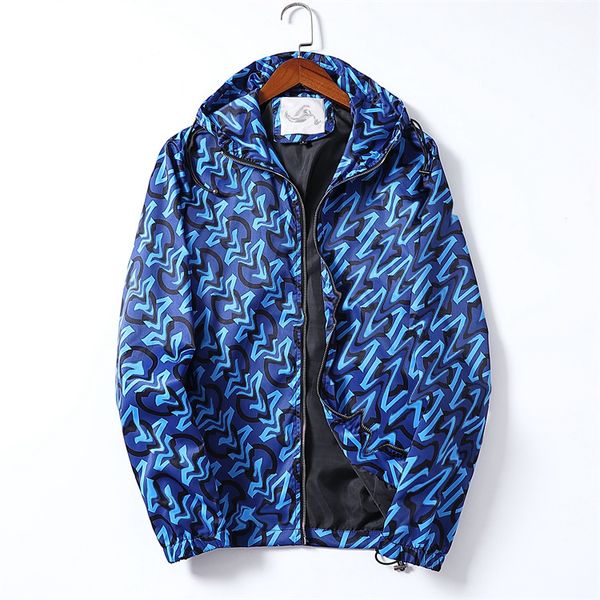 

designer mens jacket spring and autumn windrunner tee hooded sports windbreaker casual zipper fashion mens jackets clothing m-3xl tc0378, Black;brown